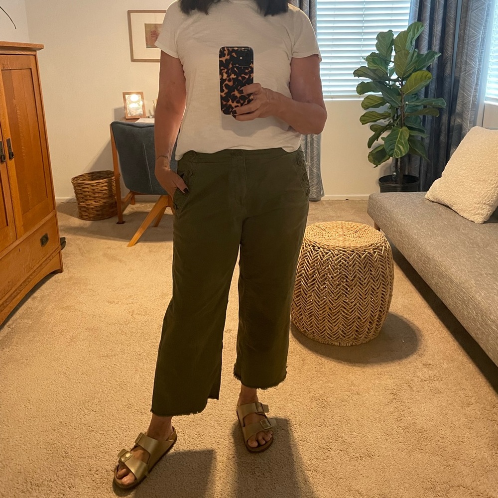 Sanctuary Olive Green Sailor Pants